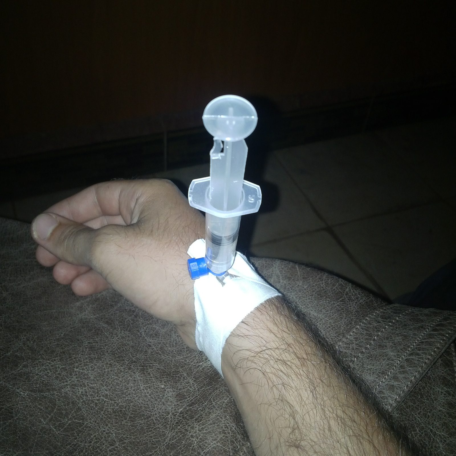 Malaria treatment drip