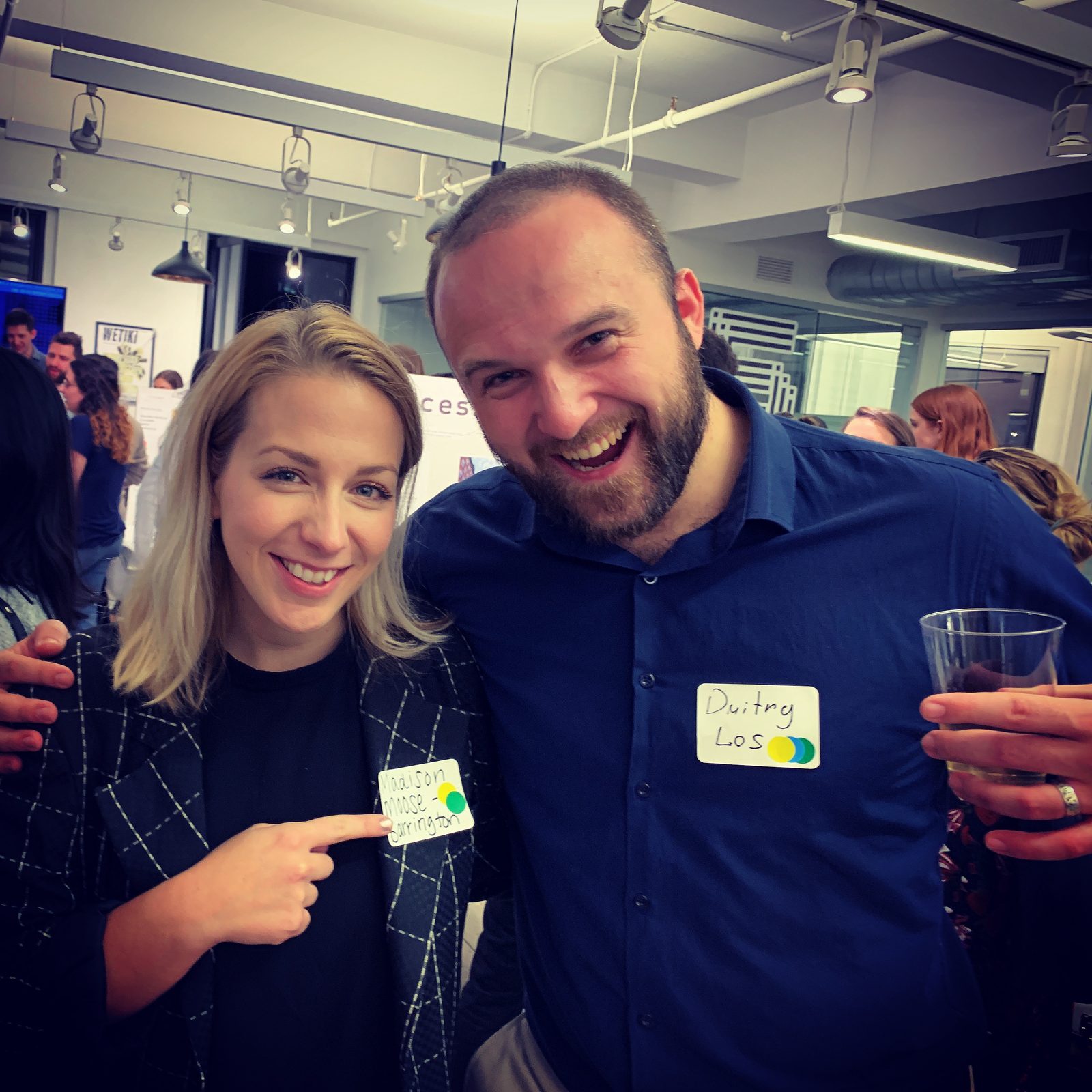 Dimitry at a networking event in New York
